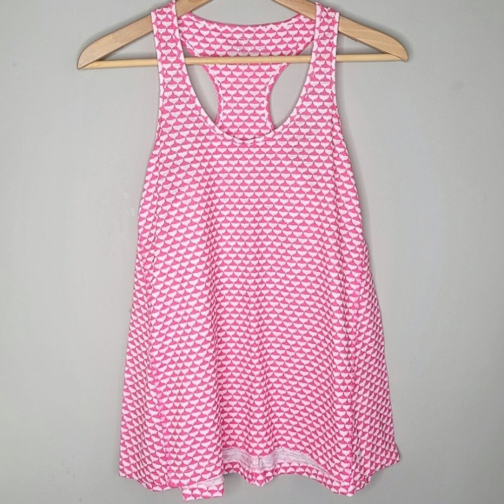 Vineyard Vines Whale Tail Performance Pink Tank Top Women's size XS
